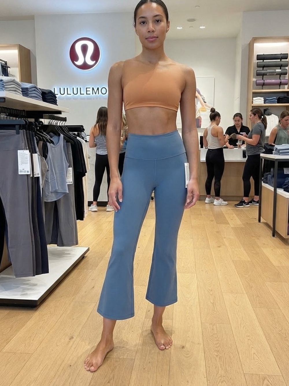 🍋 Lululemon Groove Super-High-Rise Flared Crop
